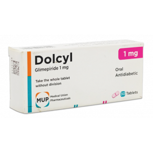DOLCYL 1 MG ( GLIMEPIRIDE ) 30 TABLETS